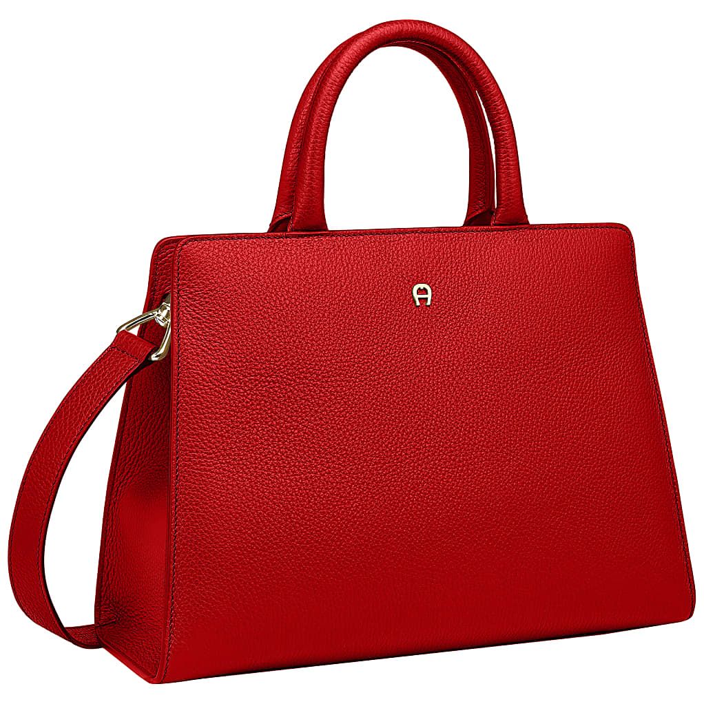 AIGNER CYBILL HANDTASCHE M - ROT