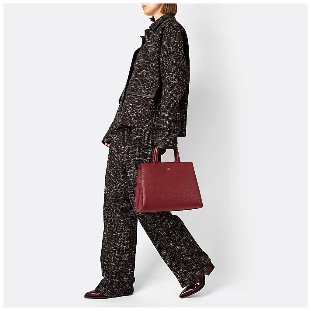 AIGNER CYBILL HANDTASCHE M - ROT