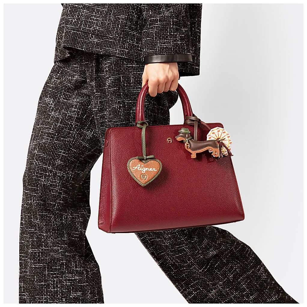 AIGNER CYBILL HANDTASCHE M - ROT