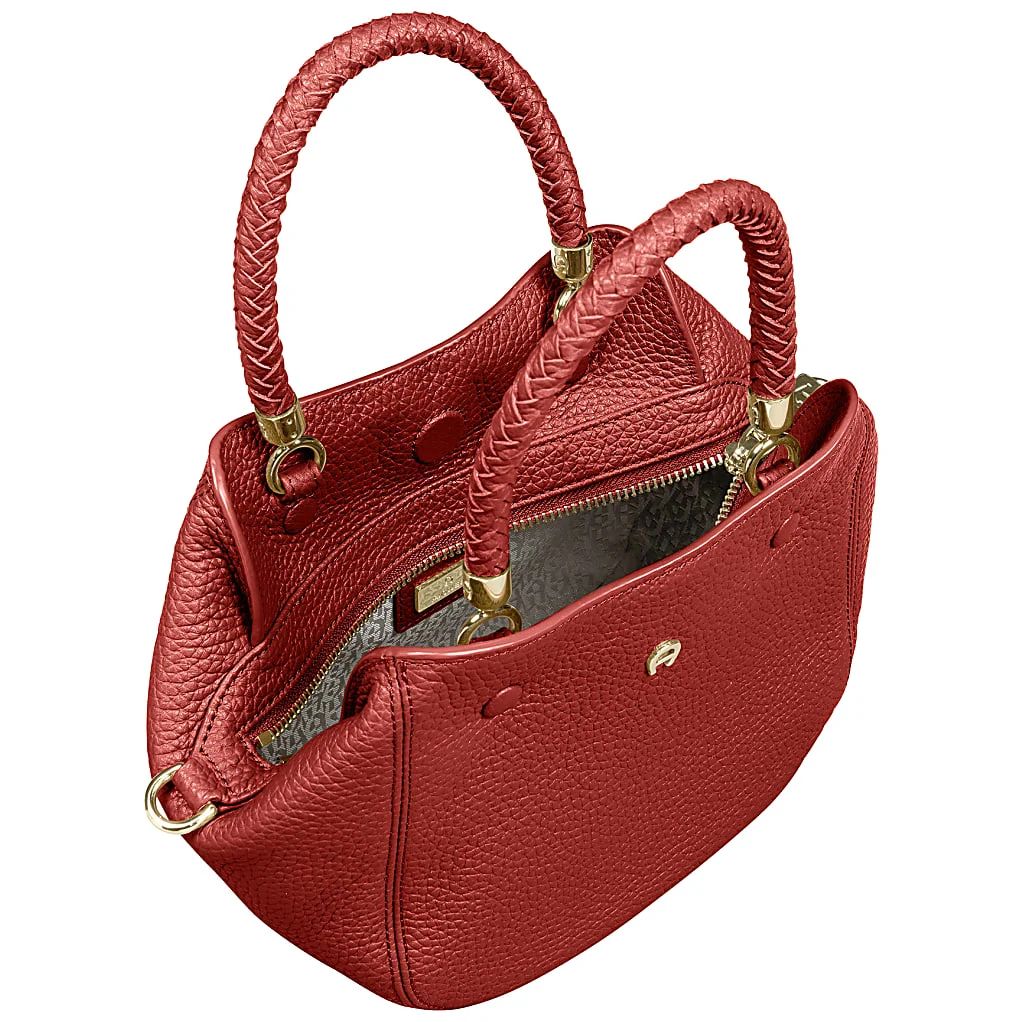 AIGNER CARRÉ SOFT HANDTASCHE S - ROT