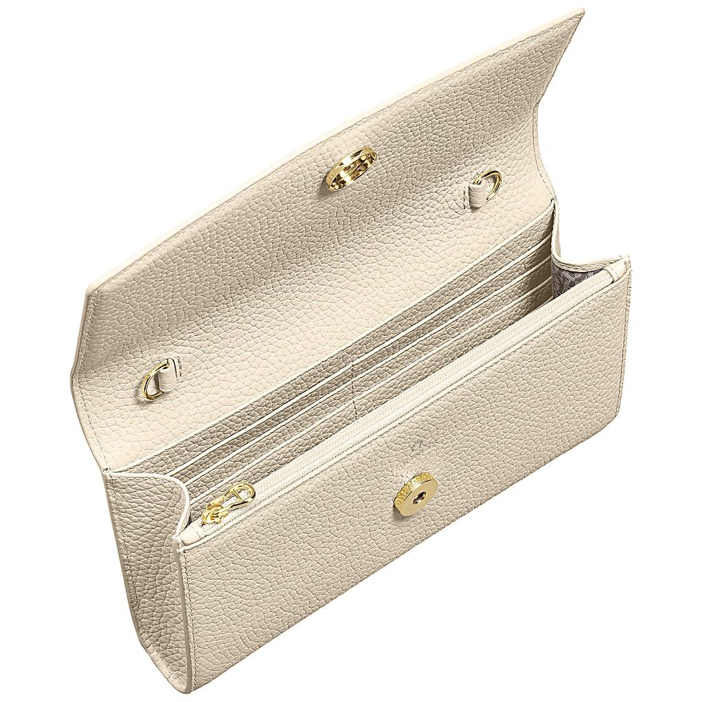 AIGNER PORTEMONNAIE MIT SCHULTERRIEMEN - WEIß