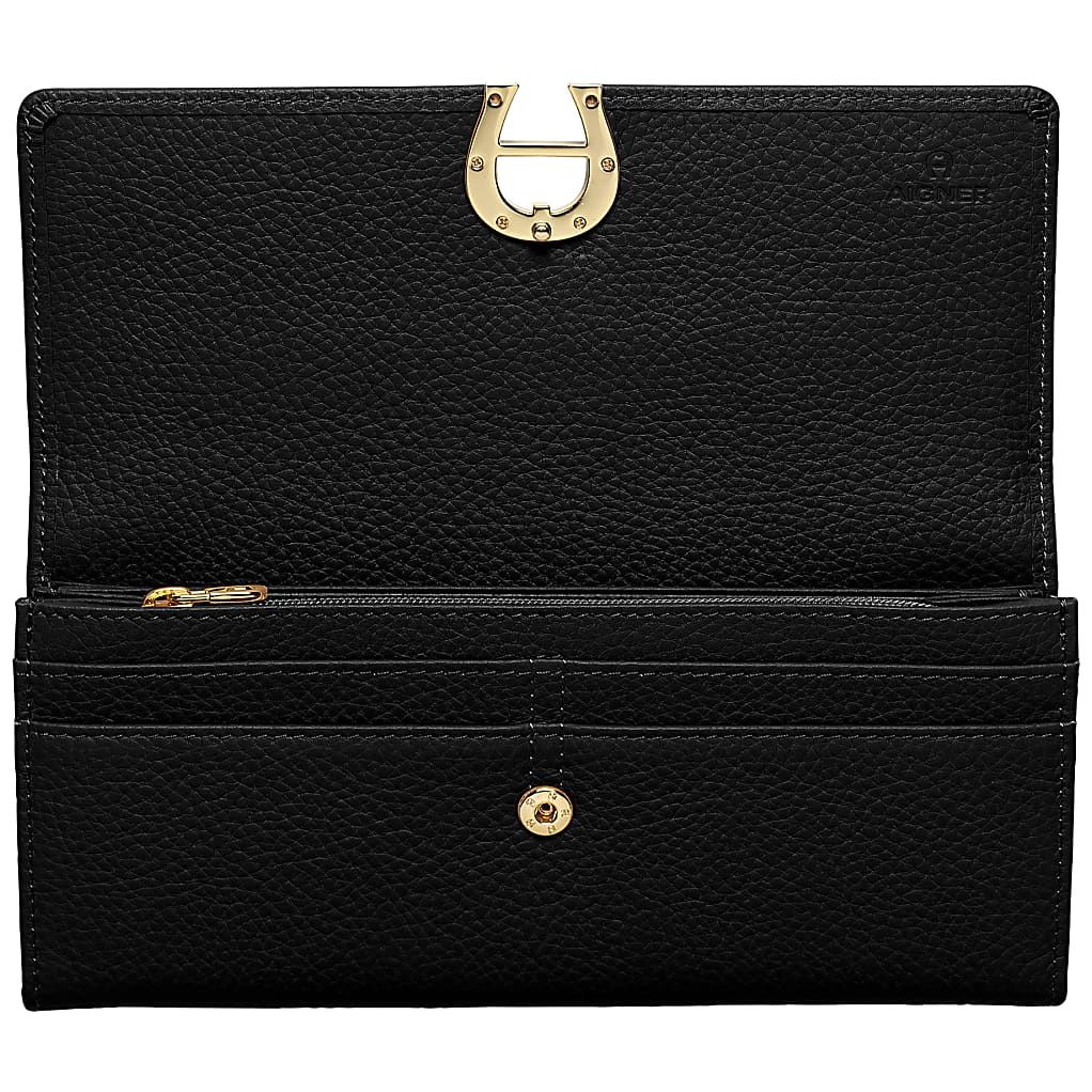 AIGNER FASHION SCHEIN- UND KARTENTASCHE - SCHWARZ