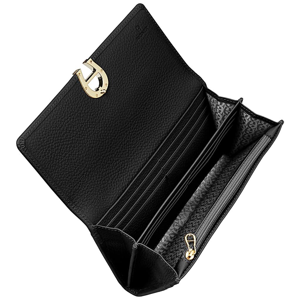 AIGNER FASHION SCHEIN- UND KARTENTASCHE - SCHWARZ