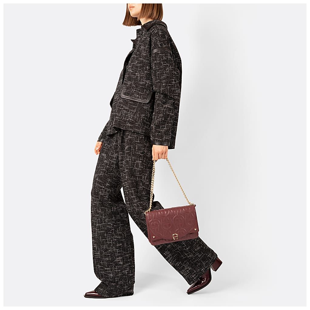 AIGNER DIADORA UMHÄNGETASCHE LOGO S - BRAUN