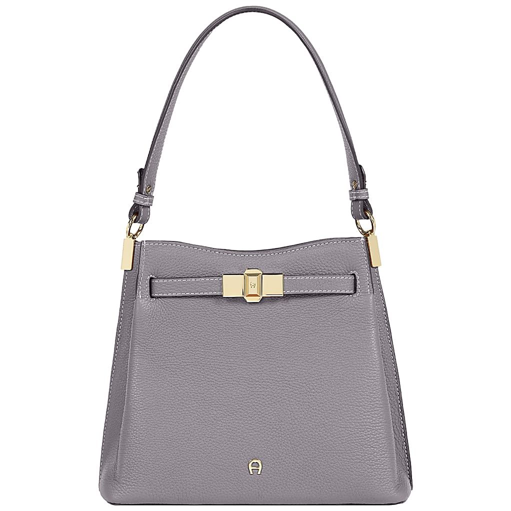 AIGNER FARAH BEUTELTASCHE M - GRAU AIGNER FARAH BEUTELTASCHE M - GRAU