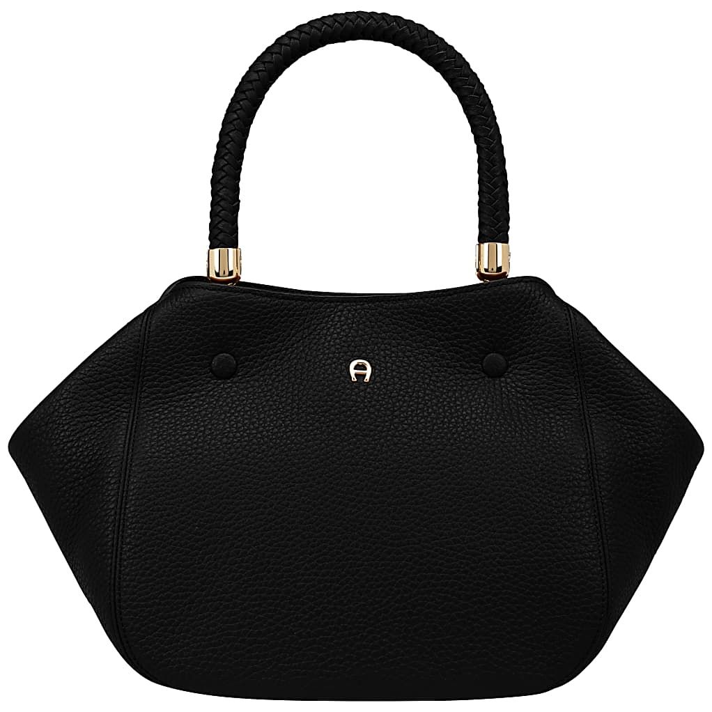 AIGNER CARRÉ SOFT HANDTASCHE M - SCHWARZ