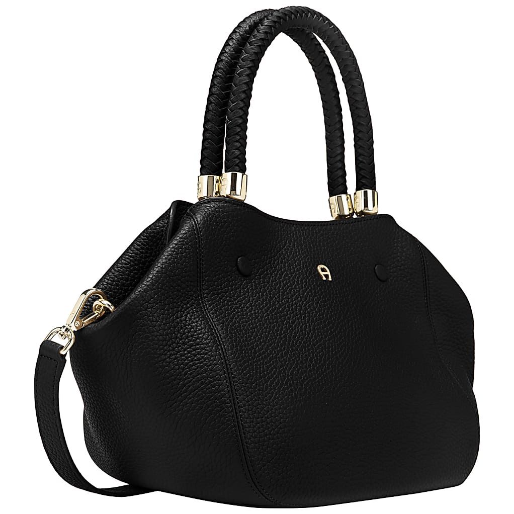 AIGNER CARRÉ SOFT HANDTASCHE M - SCHWARZ