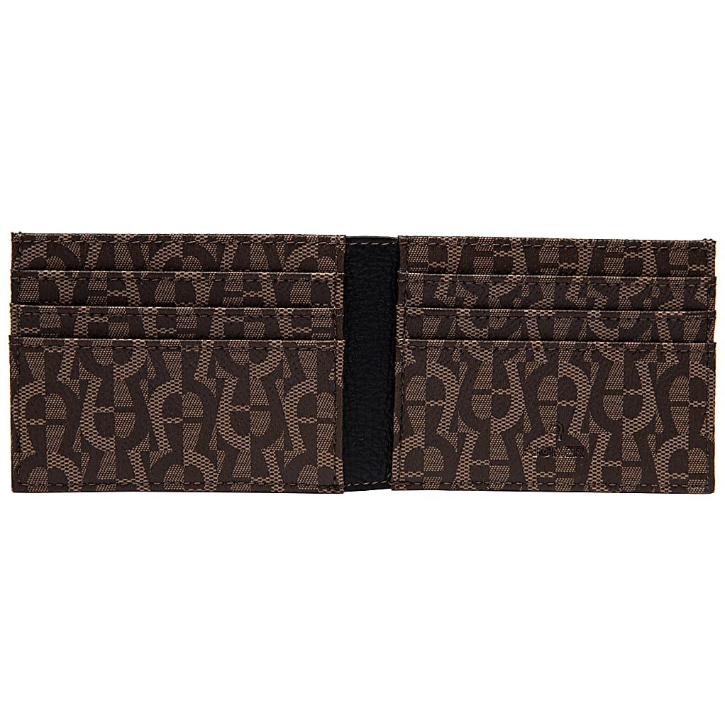 AIGNER LOGO SCHEIN- UND KARTENTASCHE - BRAUN