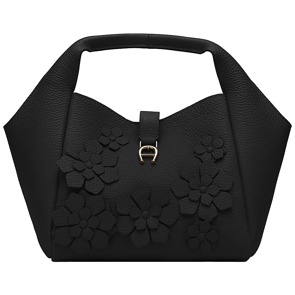 AIGNER ZAIRA FIORI BEUTELTASCHE S - SCHWARZ