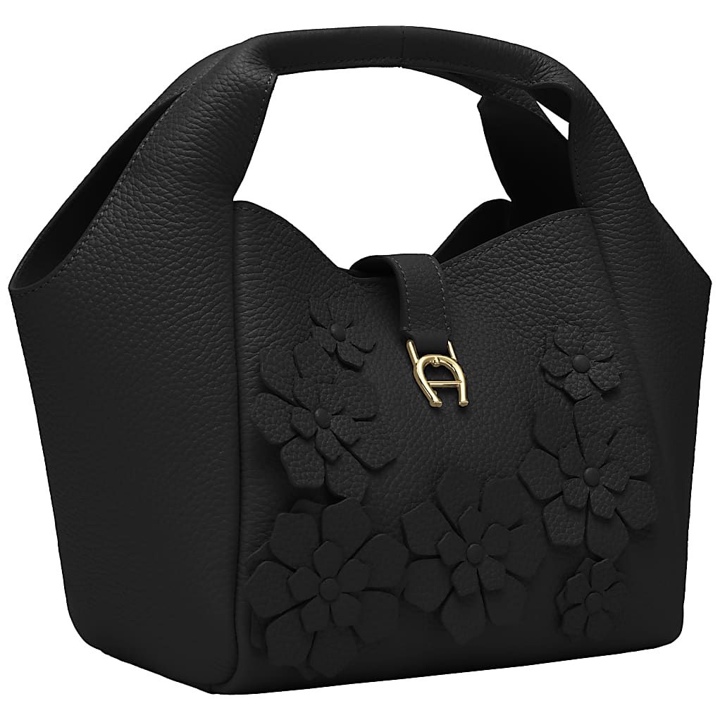 AIGNER ZAIRA FIORI BEUTELTASCHE S - SCHWARZ