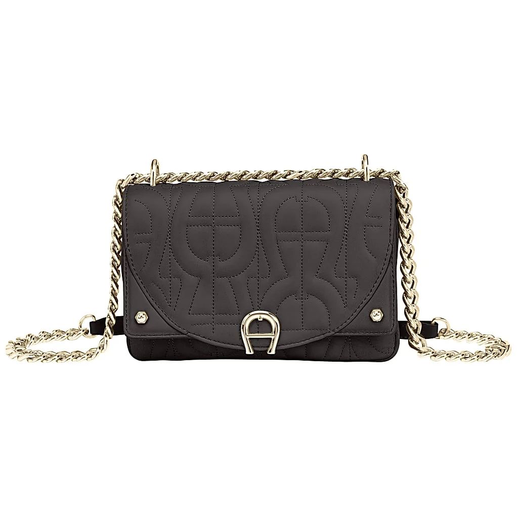 AIGNER DIADORA UMHÄNGETASCHE LOGO XS - BRAUN