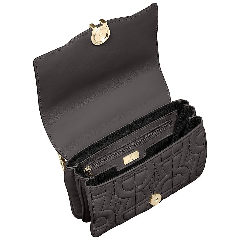 AIGNER DIADORA UMHÄNGETASCHE LOGO XS - BRAUN