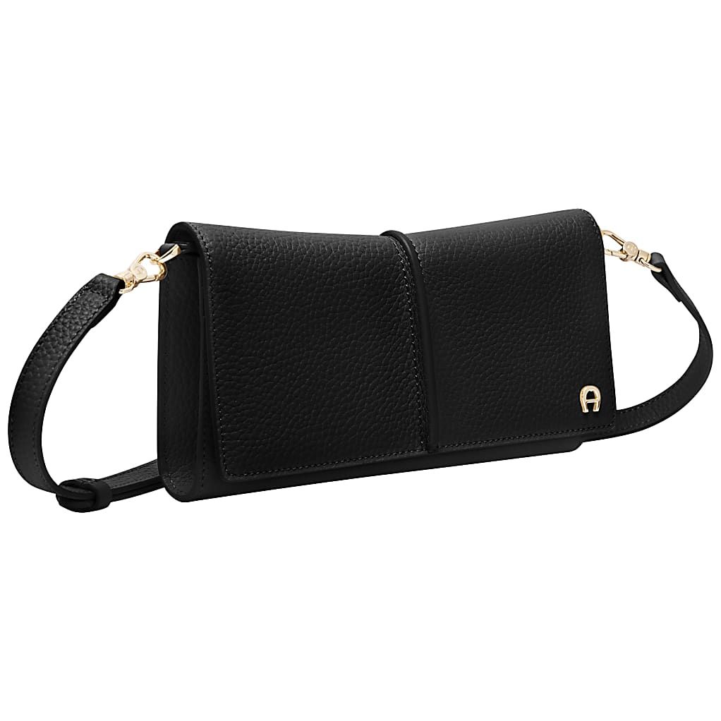 AIGNER KAYLA WALLET ON STRAP - SCHWARZ