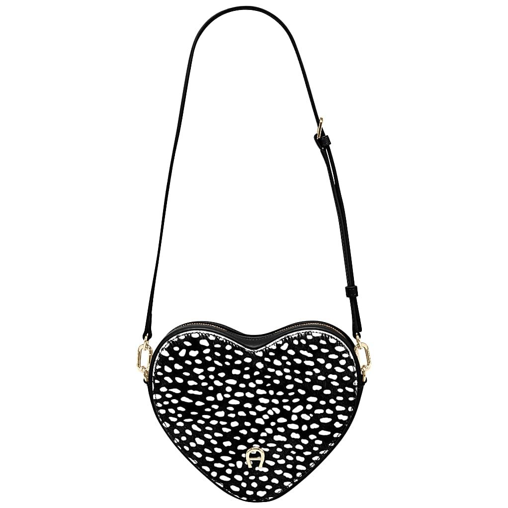 AIGNER HEART POUCH PUNTINA - SCHWARZ