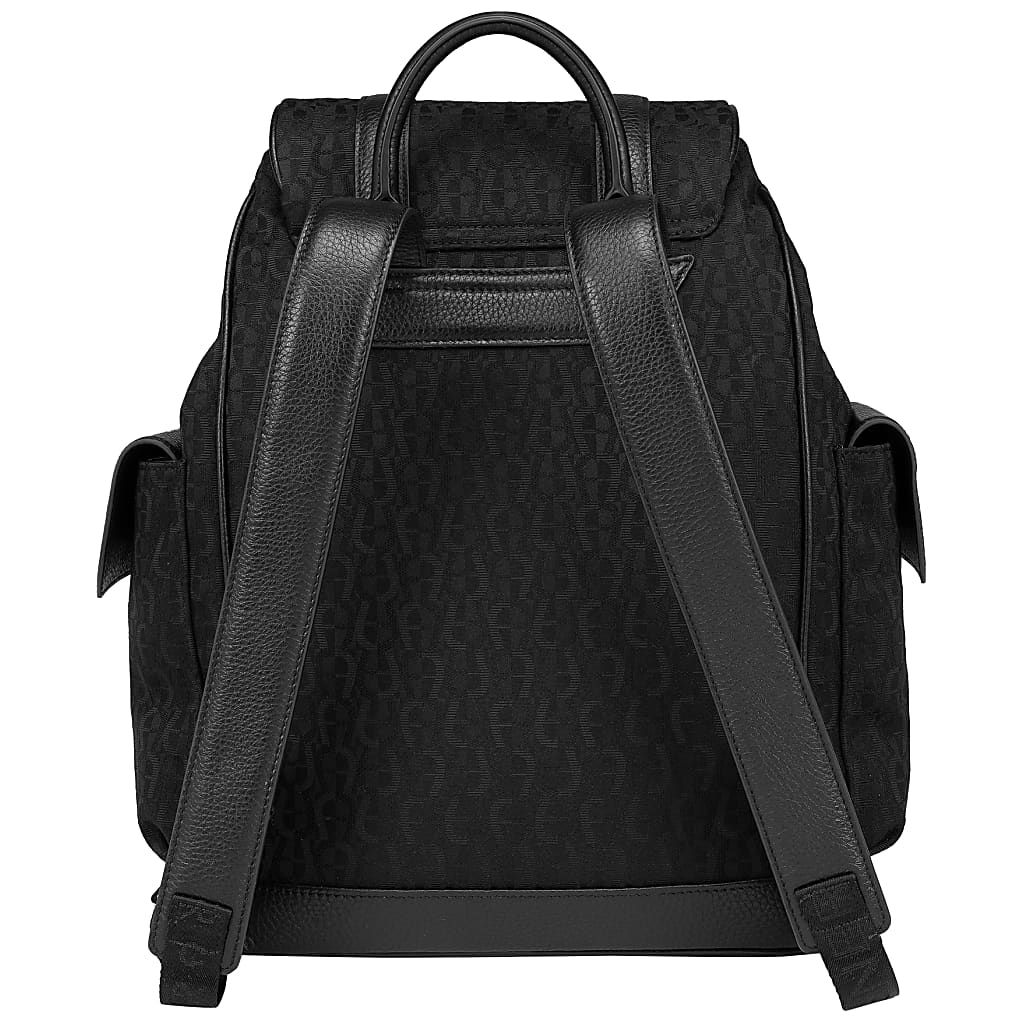AIGNER DIEGO RUCKSACK LOGO M - SCHWARZ