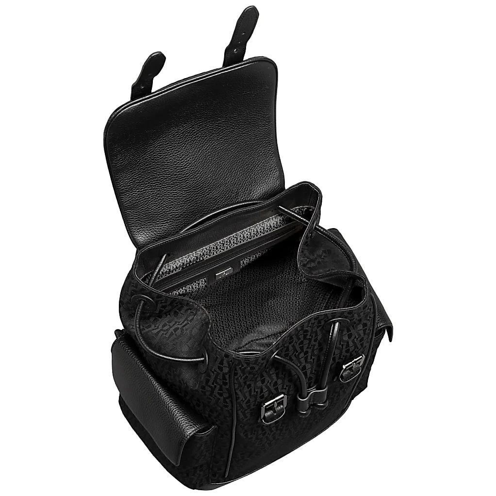 AIGNER DIEGO RUCKSACK LOGO M - SCHWARZ