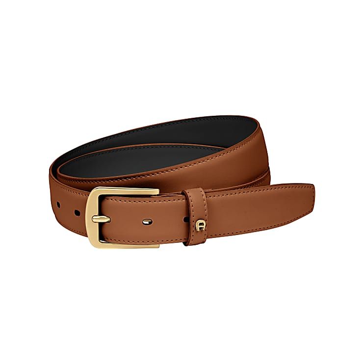 AIGNER BUSINESS GÜRTEL 3 CM - BRAUN
