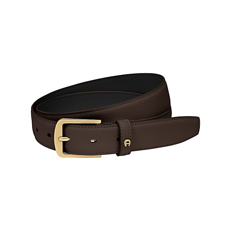 AIGNER BUSINESS GÜRTEL 3 CM - BRAUN