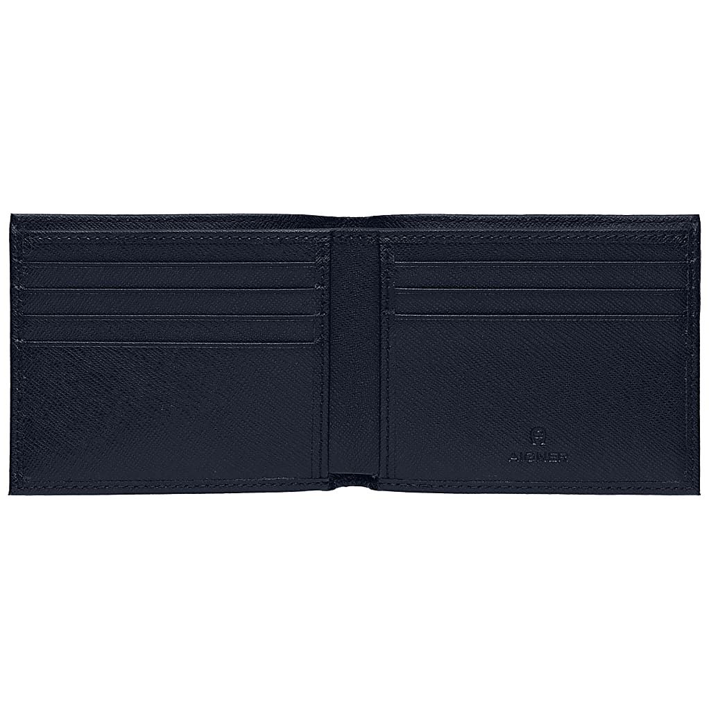 AIGNER SAFFIANO GELDBÖRSE - BLAU