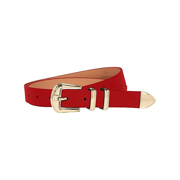 AIGNER CYBILL GÜRTEL 2,5 CM - ROT